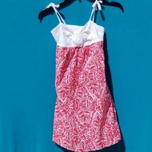 Lilly Pulitzer Girls Pink and White Dress Size 12